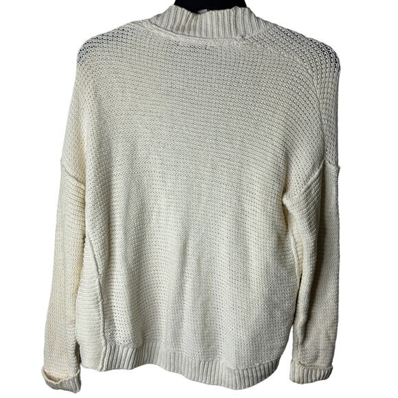 NYDJ Open Front Cardi Womens XSmall Cream Classic Capsule Wardrobe Staple Career - Picture 2 of 7